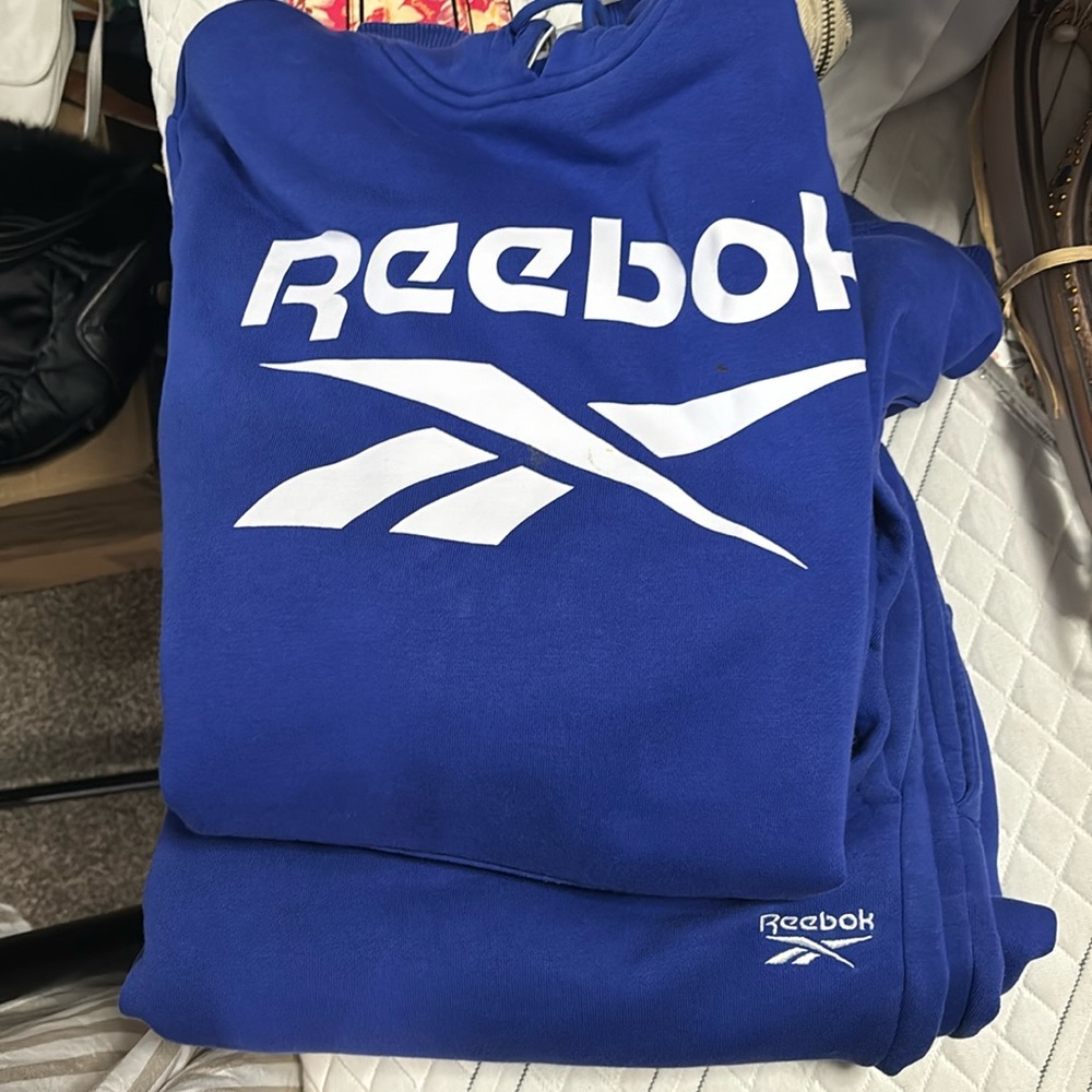 Reebok royal blue sweat set